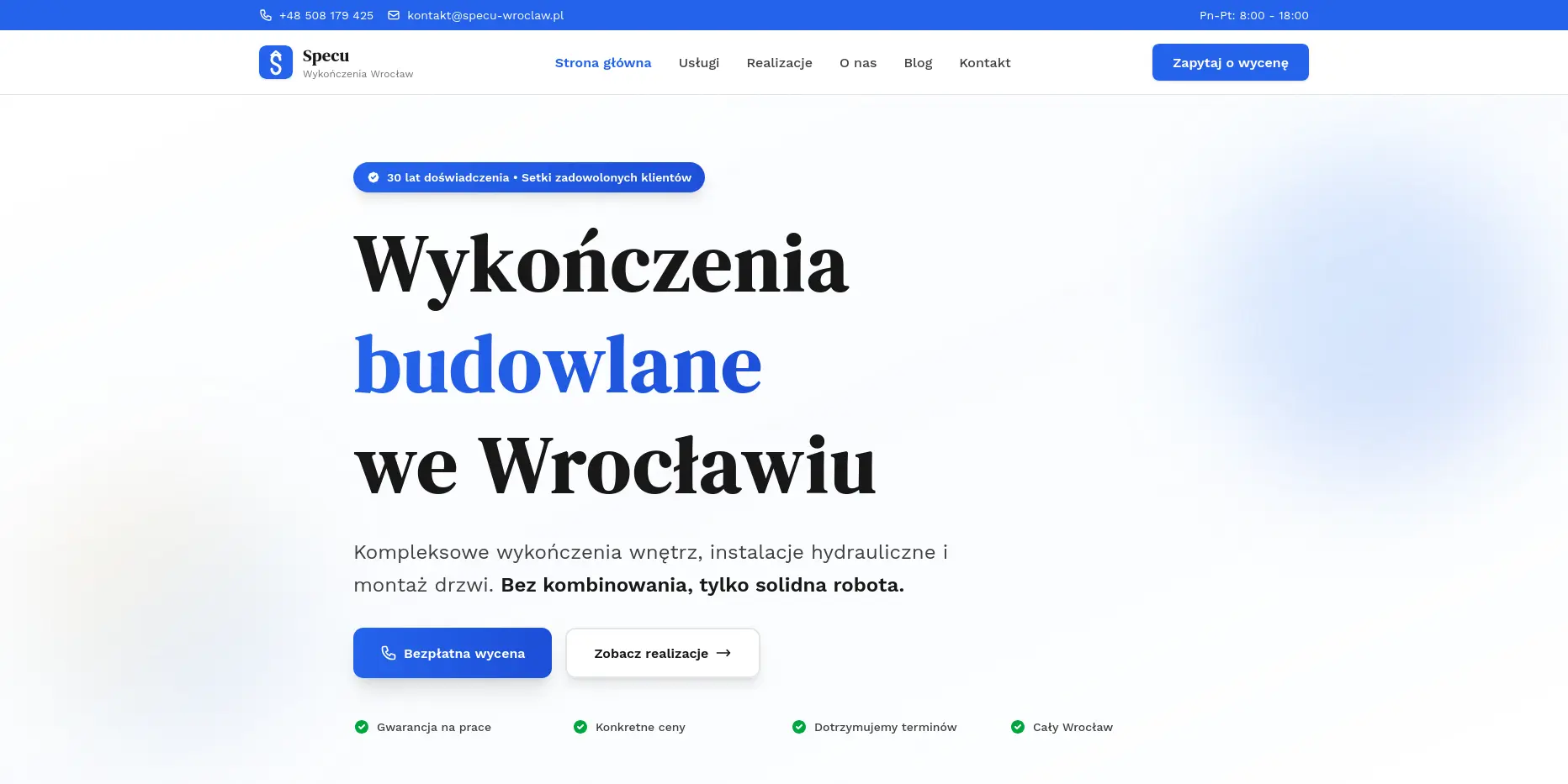 Specu Web screenshot
